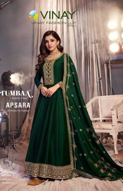 Apsara By Vinay Designer Festive Wear Readymade Gown With Dupatta Collection